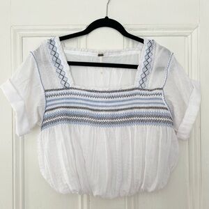 Free People wandering skies crop